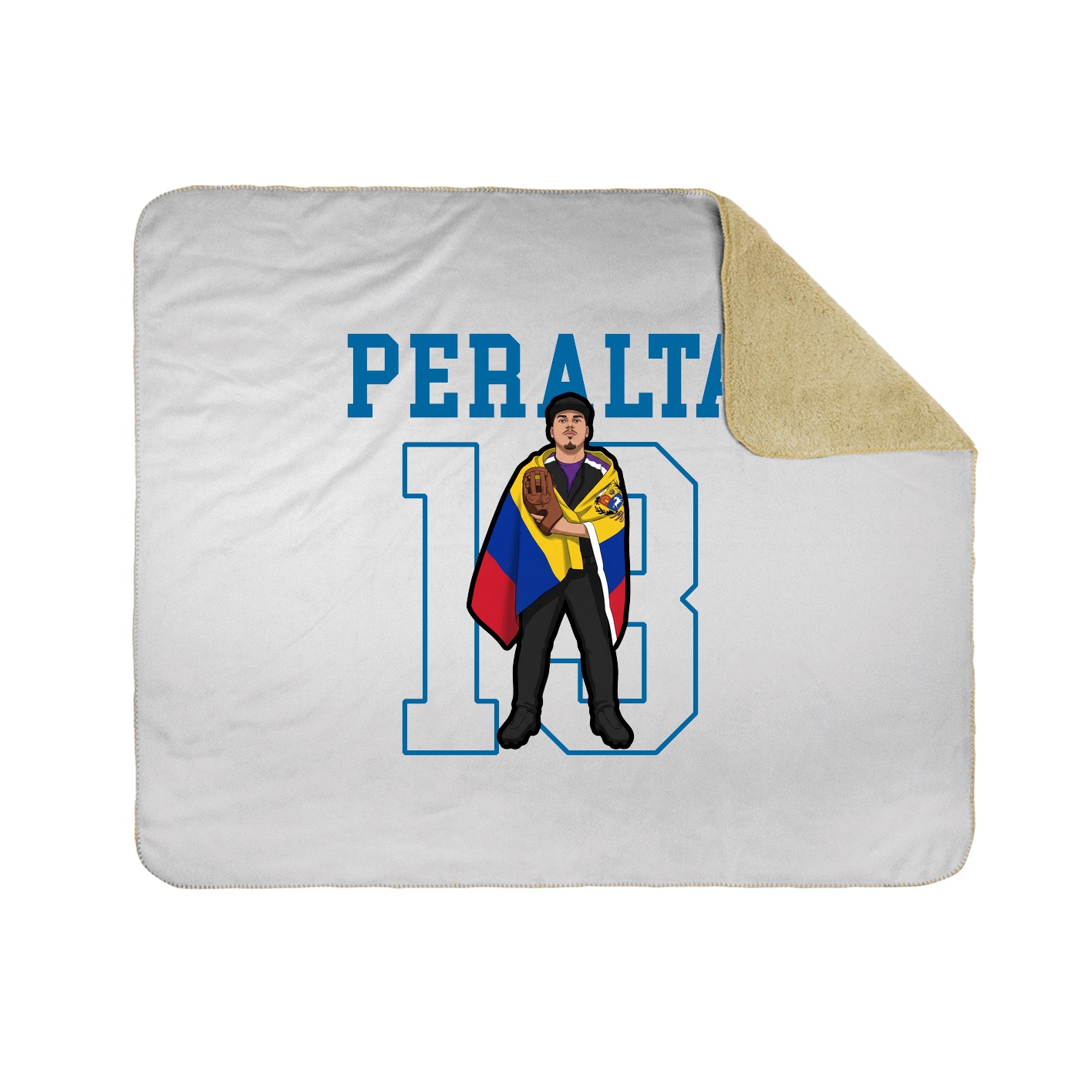 50x60 Sherpa Lined Throw Blanket
