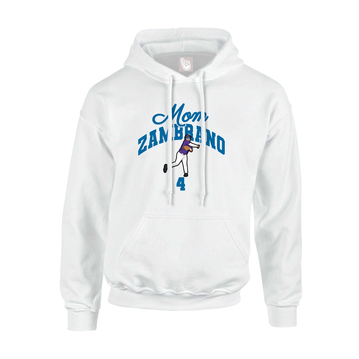 Youth Hoodie — Mothers Day Arch in White