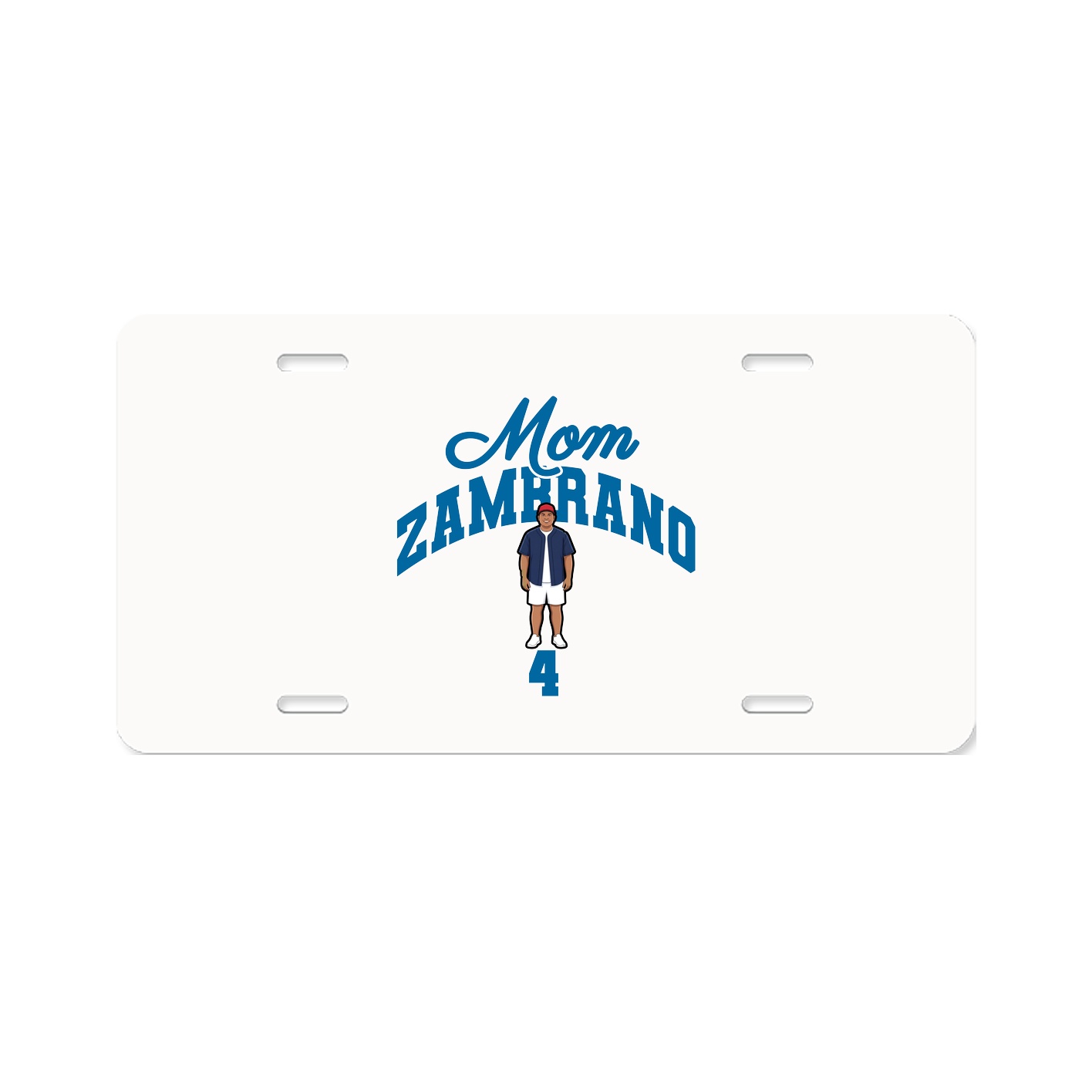 License Plate — Mothers Day Arch in Classic