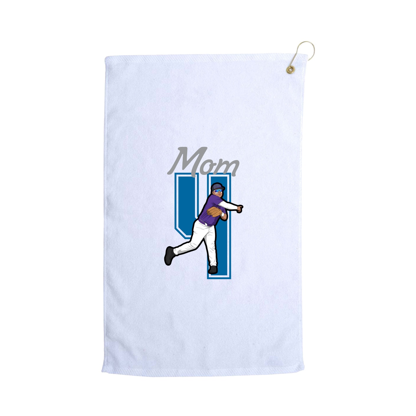 Golf Towel — Mothers Day Shirsey in White