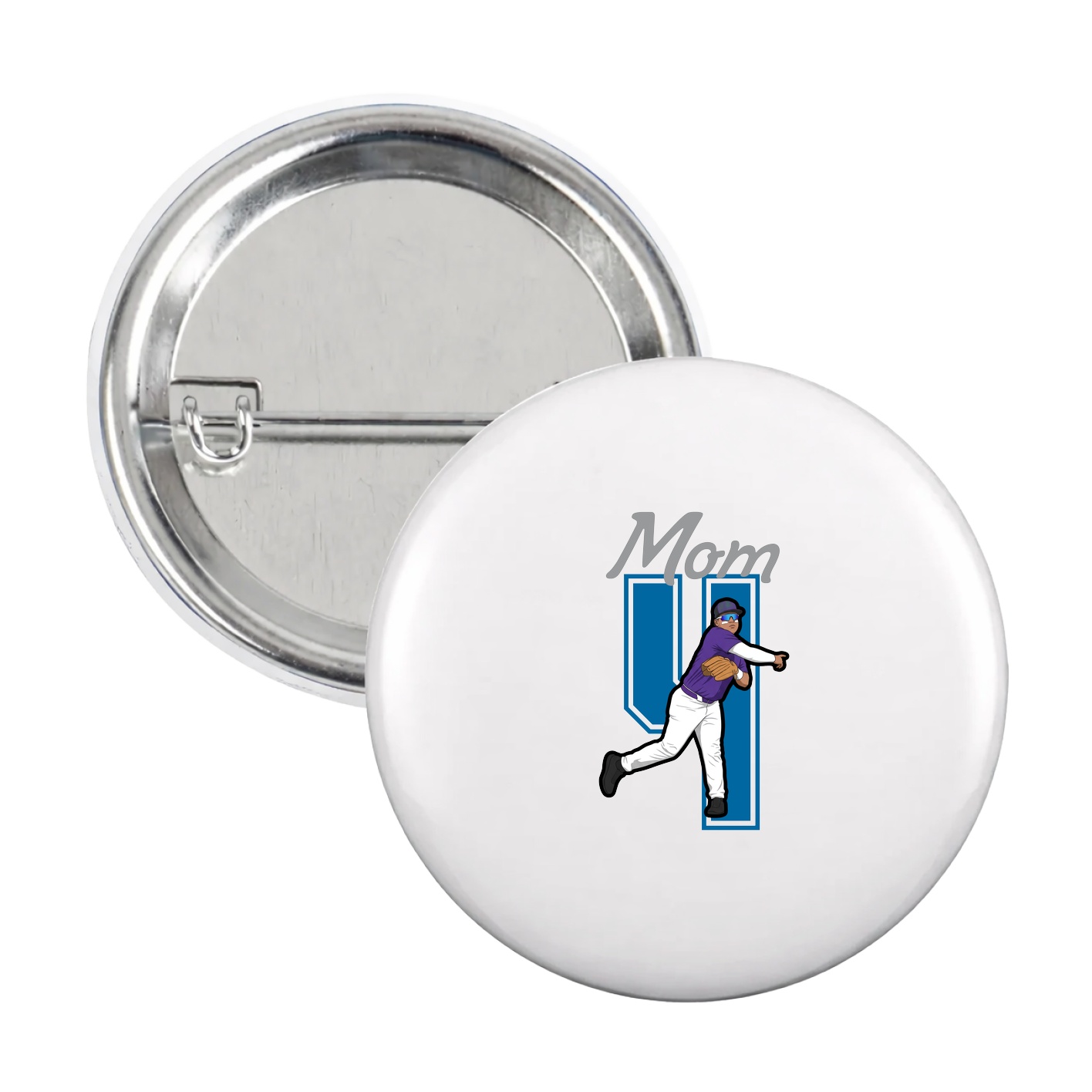 Game Day Button — Mothers Day Shirsey in White