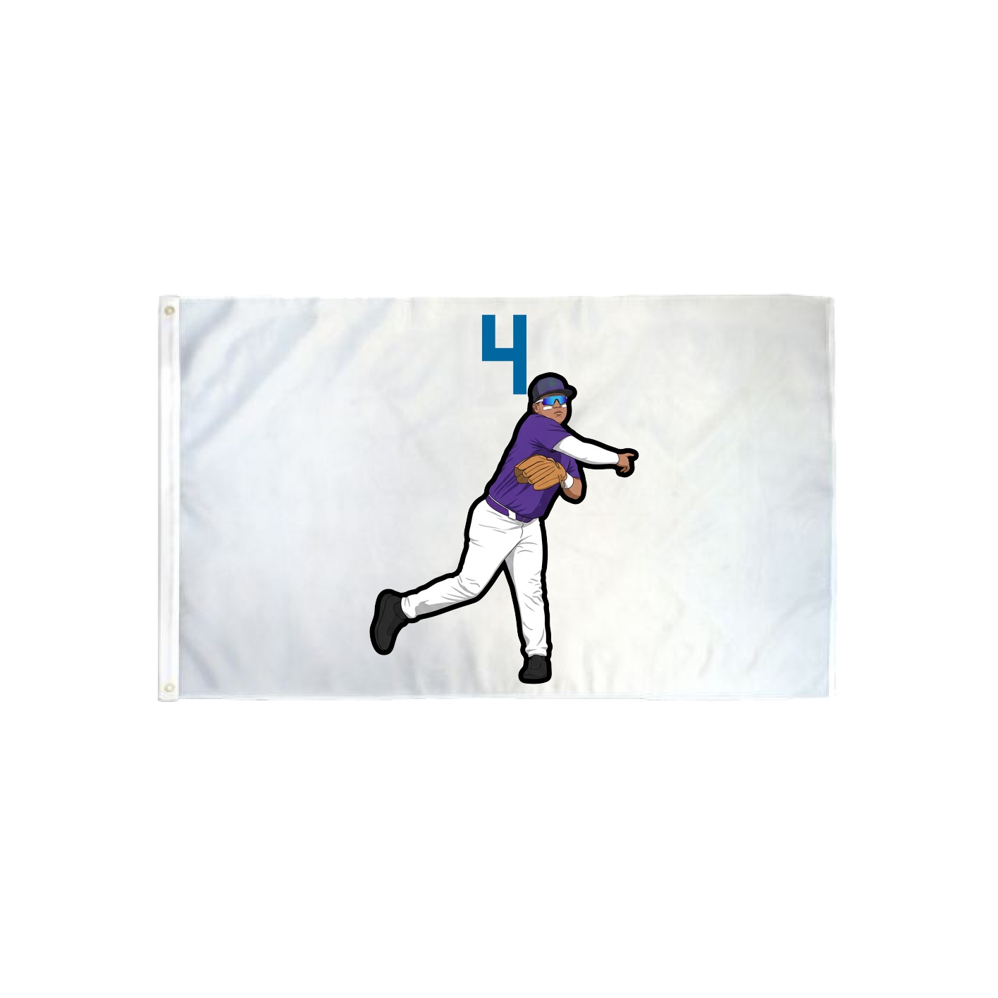 3x5 Flag — Number Top in Classic