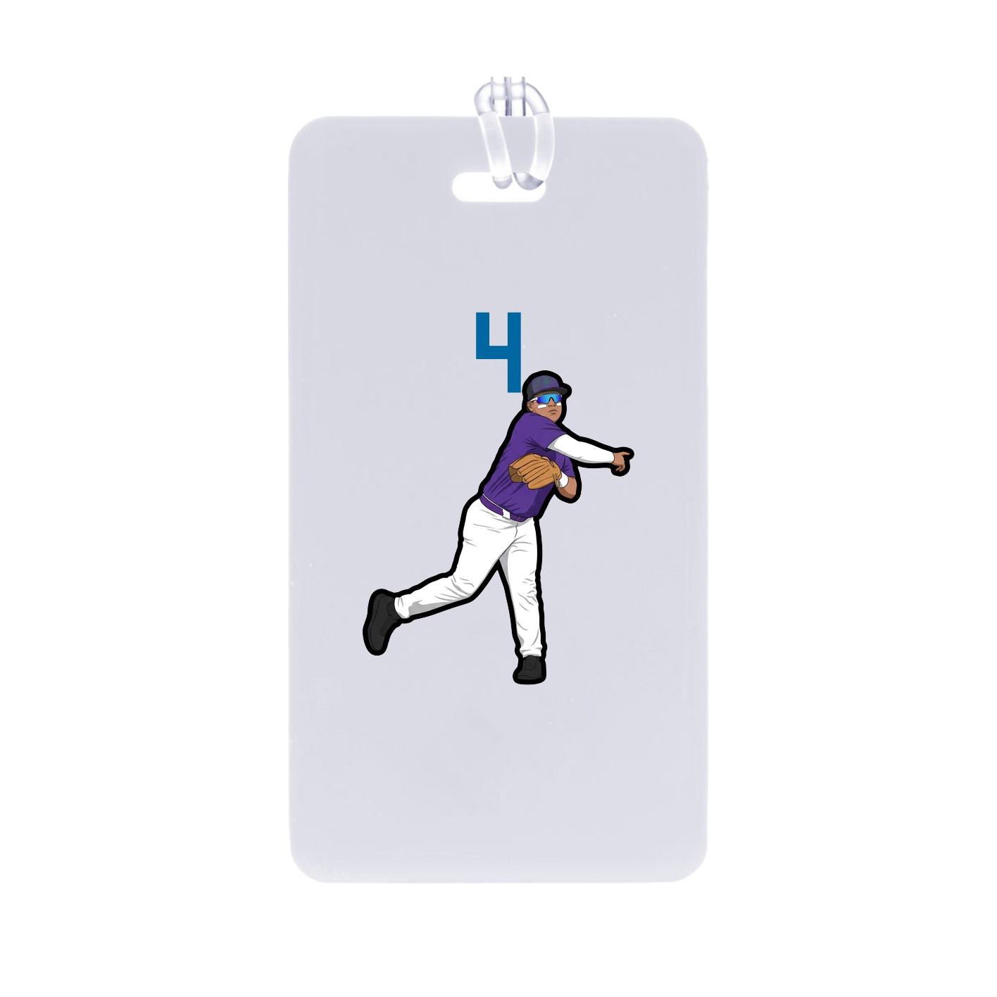 Bag Tag — Number Top in Classic