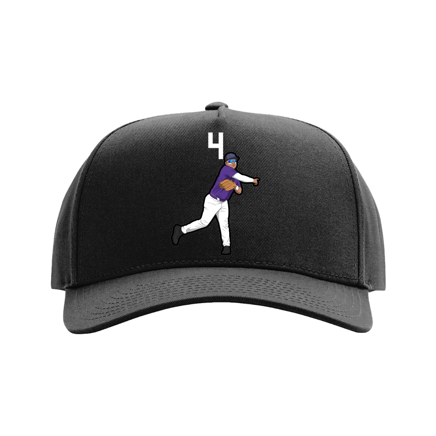 Full Fabric Five-Panel Champ Cap