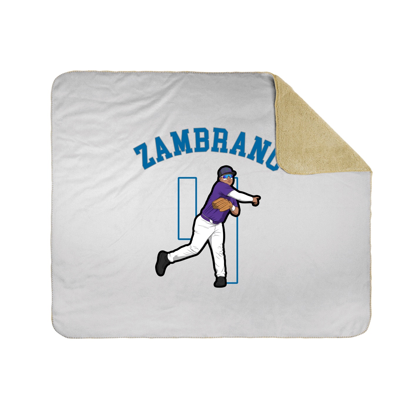 Throw Blanket — Shirsey Arch in White