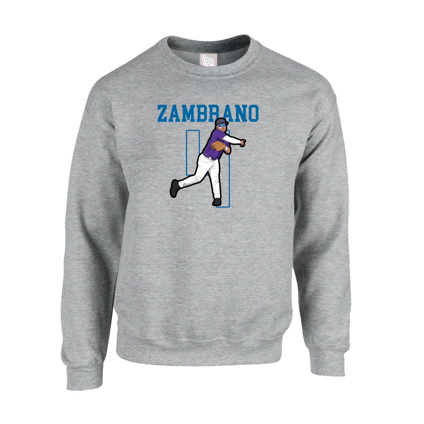Fleece Crew — Shirsey in Grey