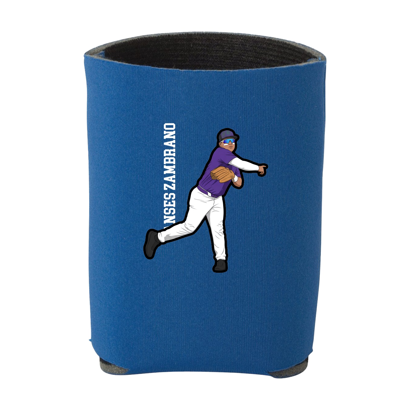 Can Holder — Name Vertical in Royal