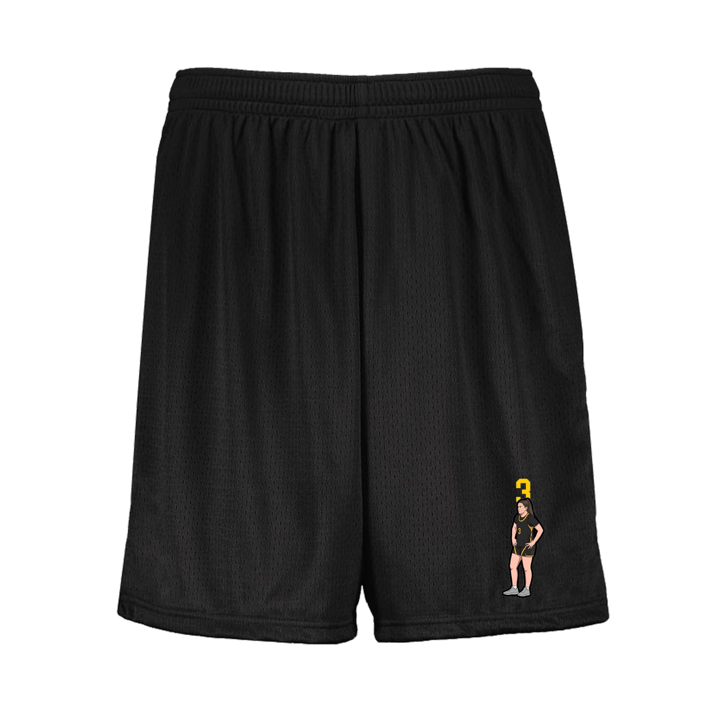 Shorts — Number Top in Black