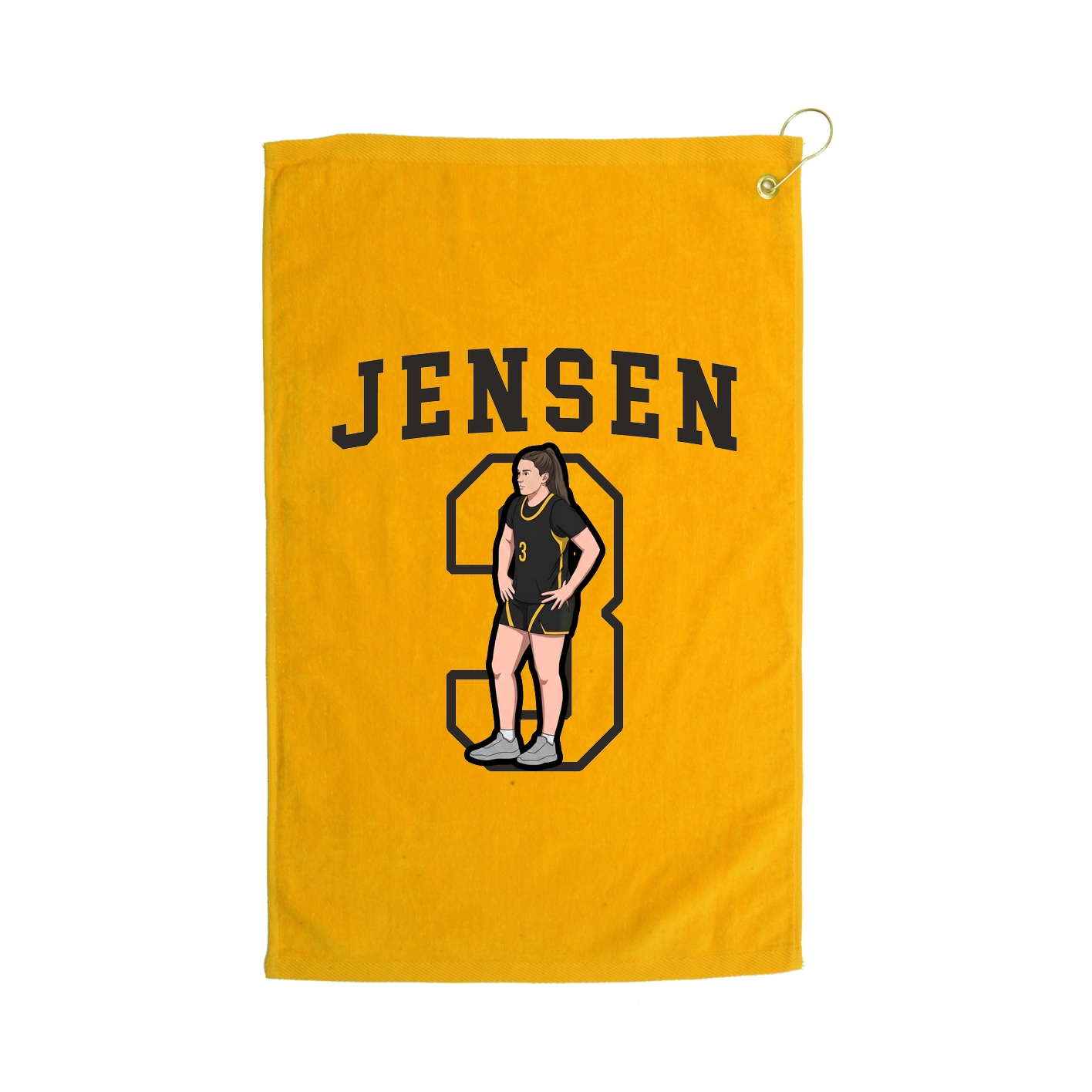 Golf Towel — Shirsey in Gold
