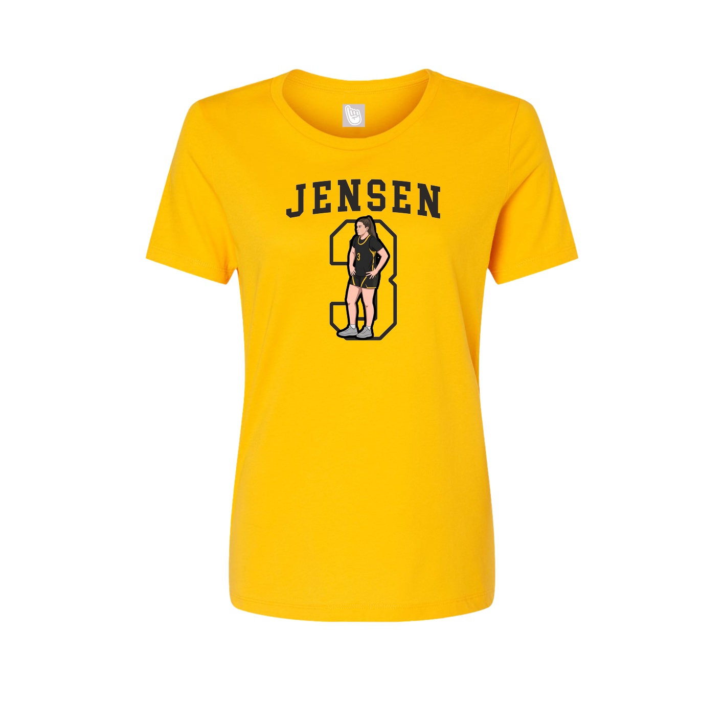 Fitted Women's Tee — Shirsey in Gold
