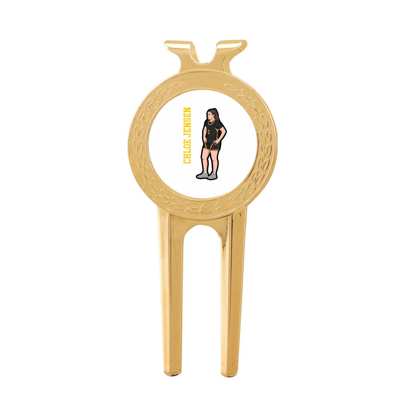 Divot Tool with Ball Marker — Name Vertical in Classic