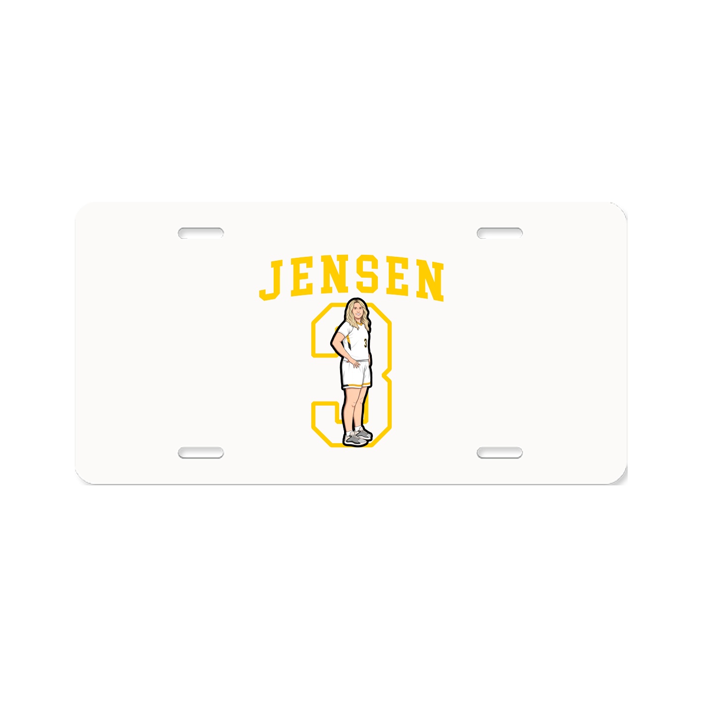 Aluminum License Plate
