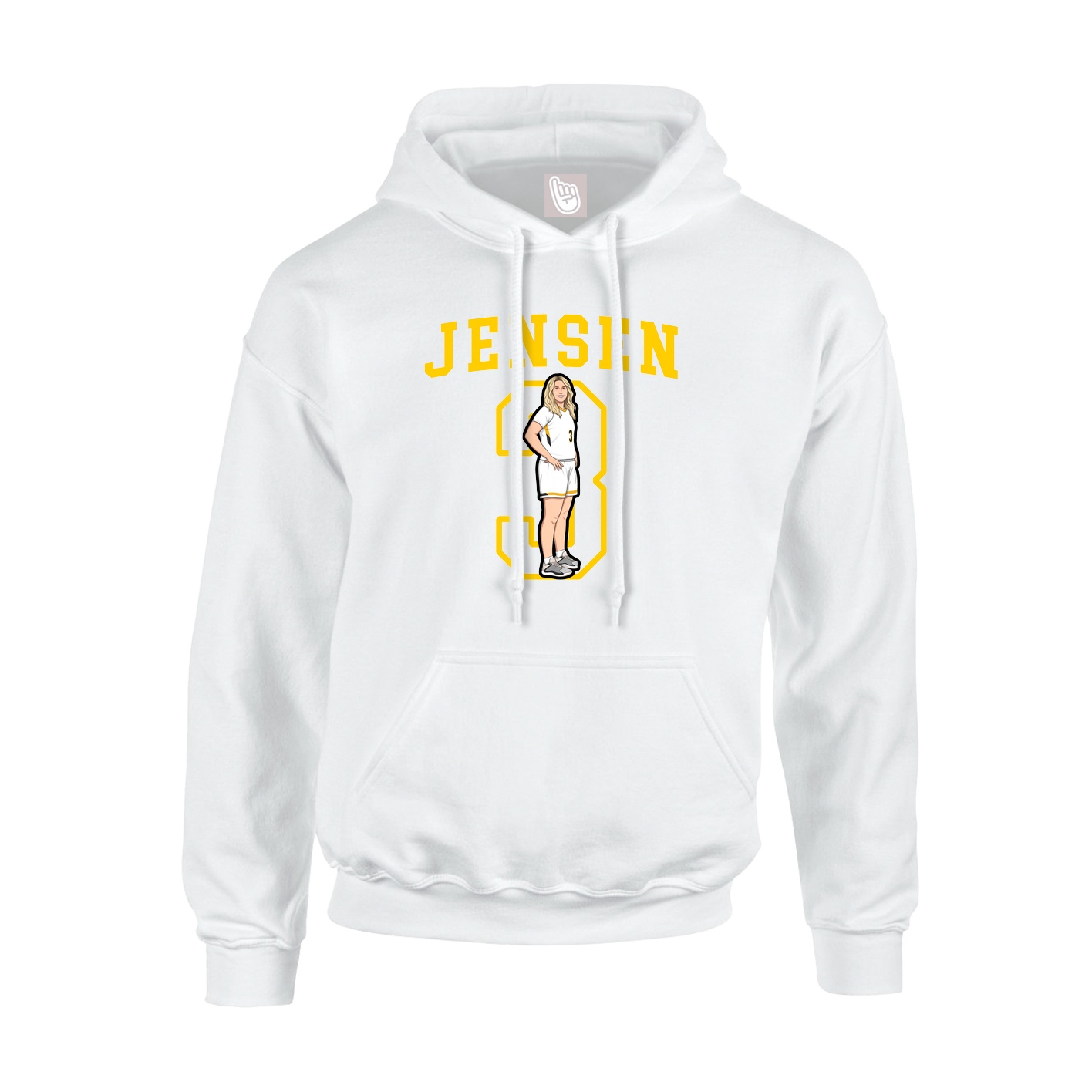 Youth Hoodie — Shirsey in White