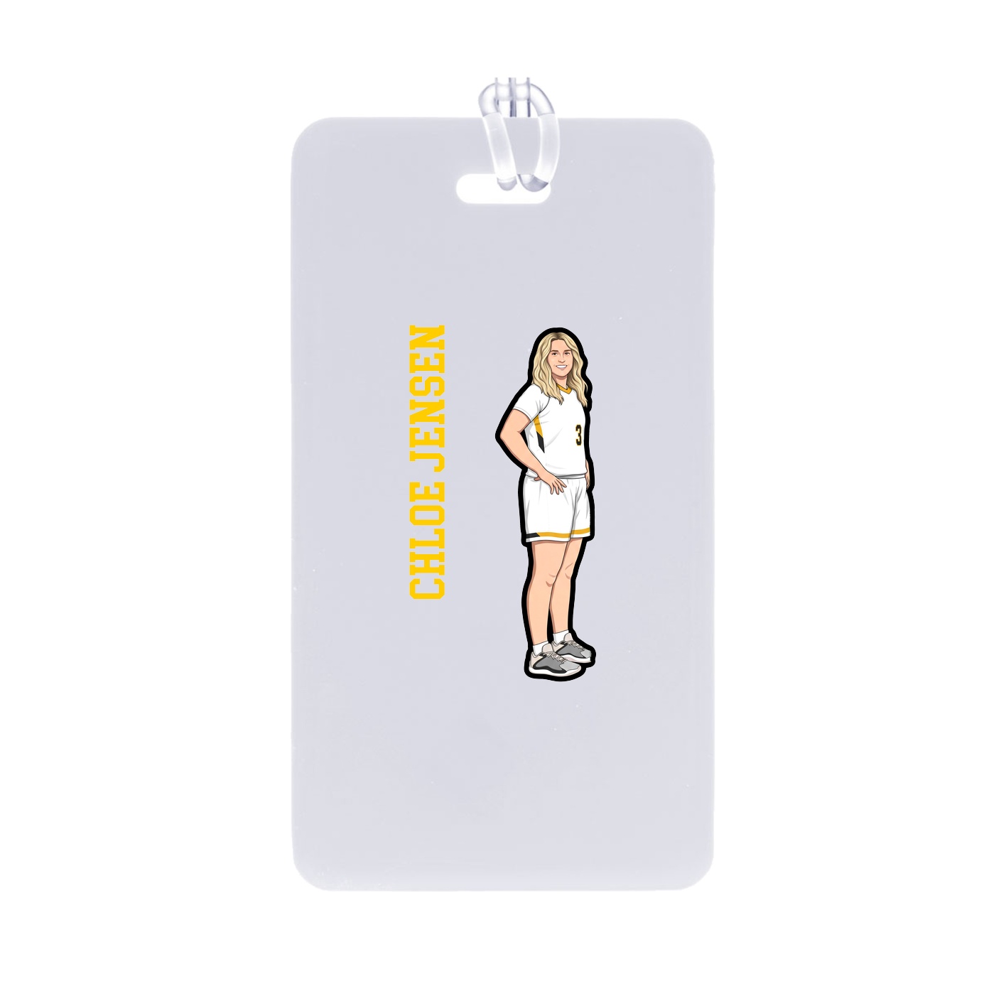 Bag Tag — Name Vertical in Classic