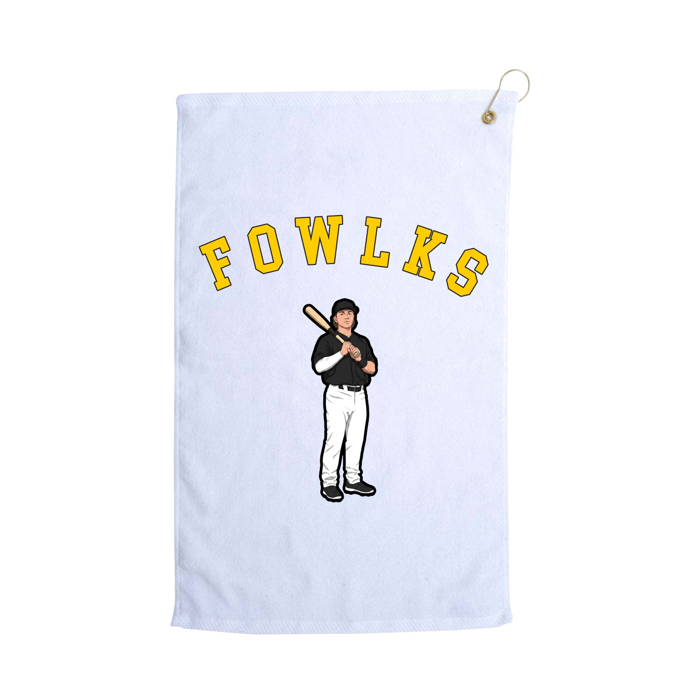 Golf Towel — Shirsey Arch in White