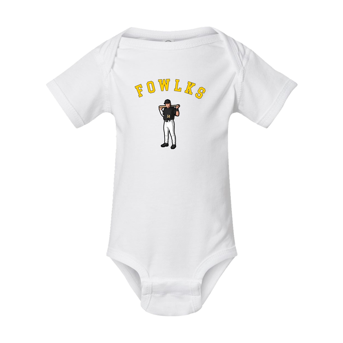 Baby Onesie — Shirsey Arch in White