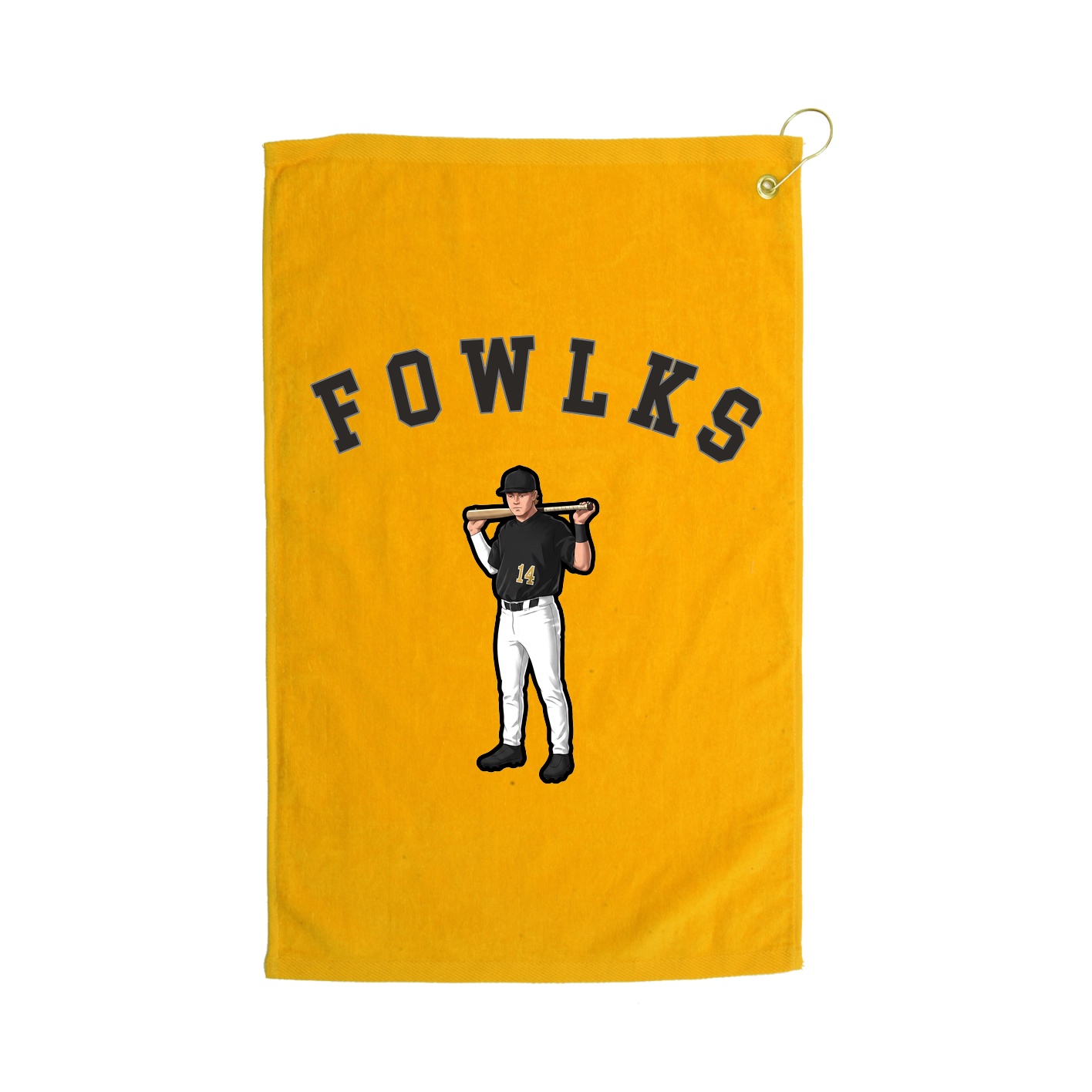 Golf Towel — Shirsey Arch in Gold