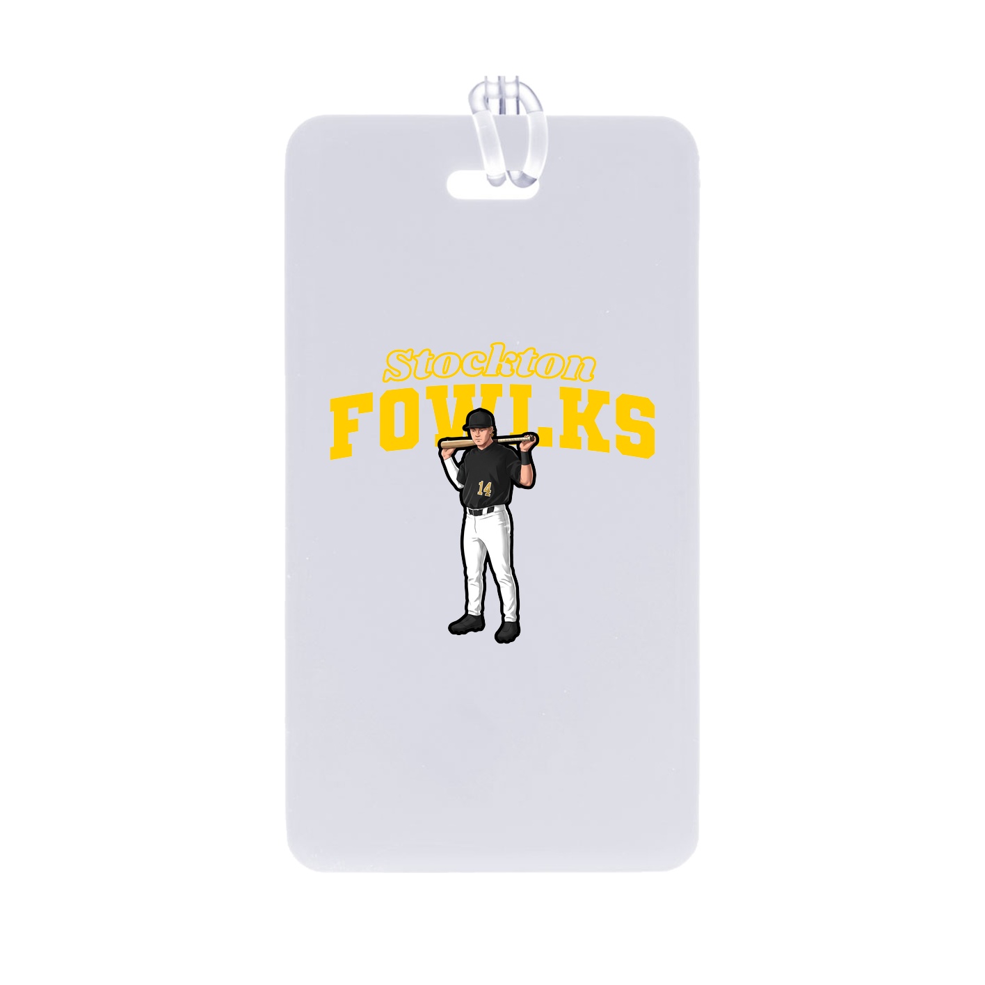 Bag Tag — Name Arch in Classic