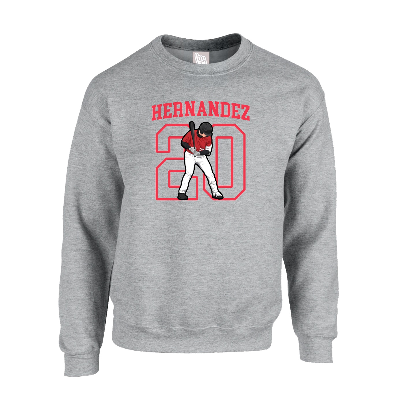 Fleece Crew — Shirsey in Grey