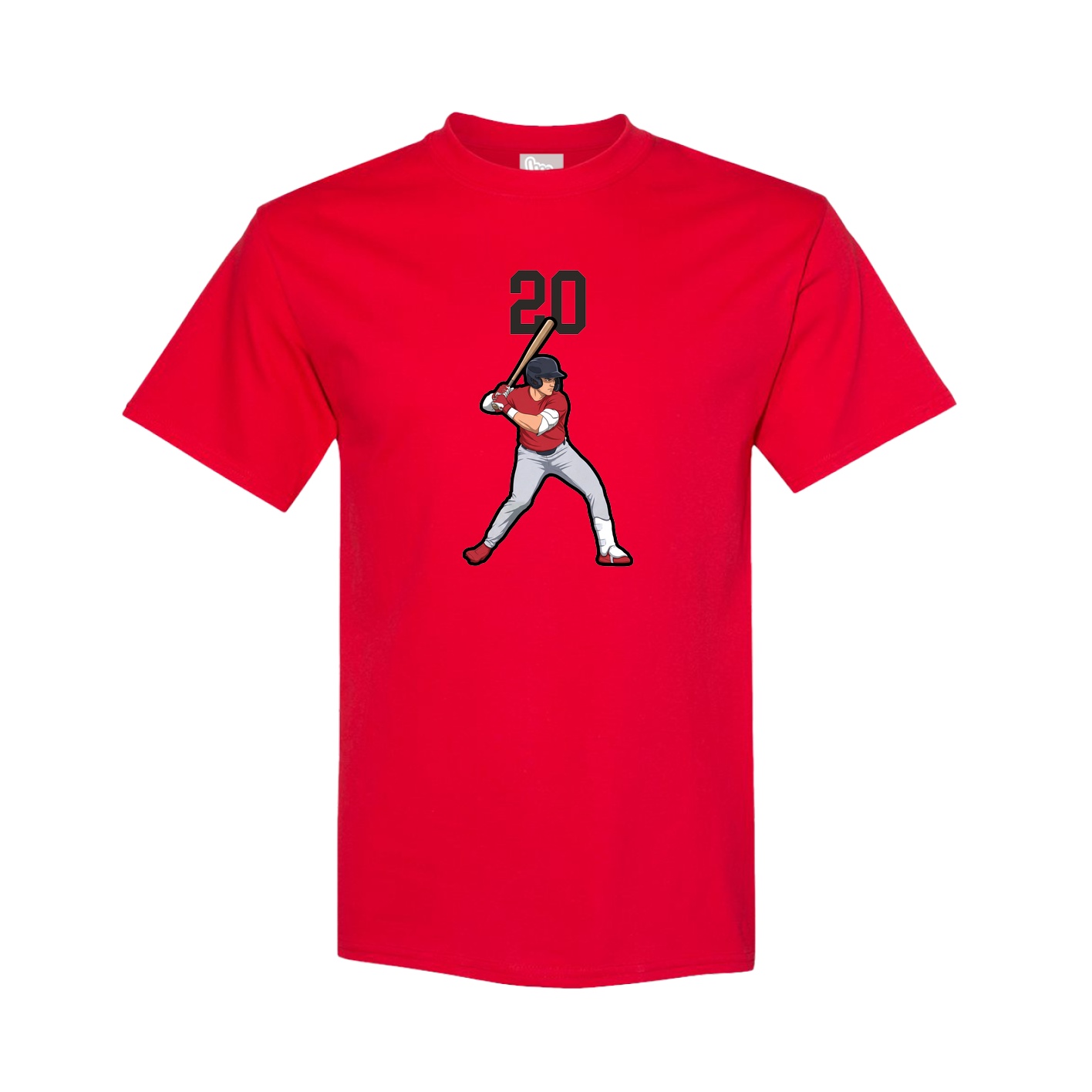 Tee — Number Top in Red
