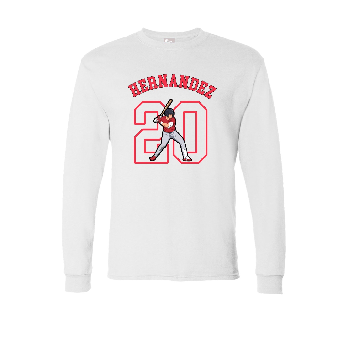 Long Sleeve Tee — Shirsey Arch in White