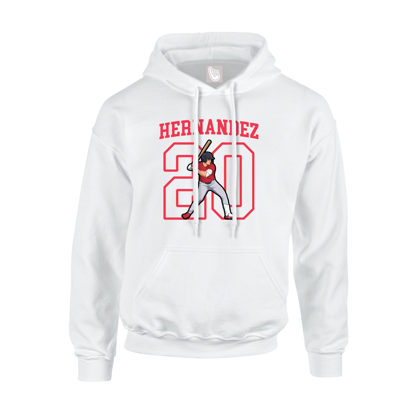 Hoodie — Shirsey in White