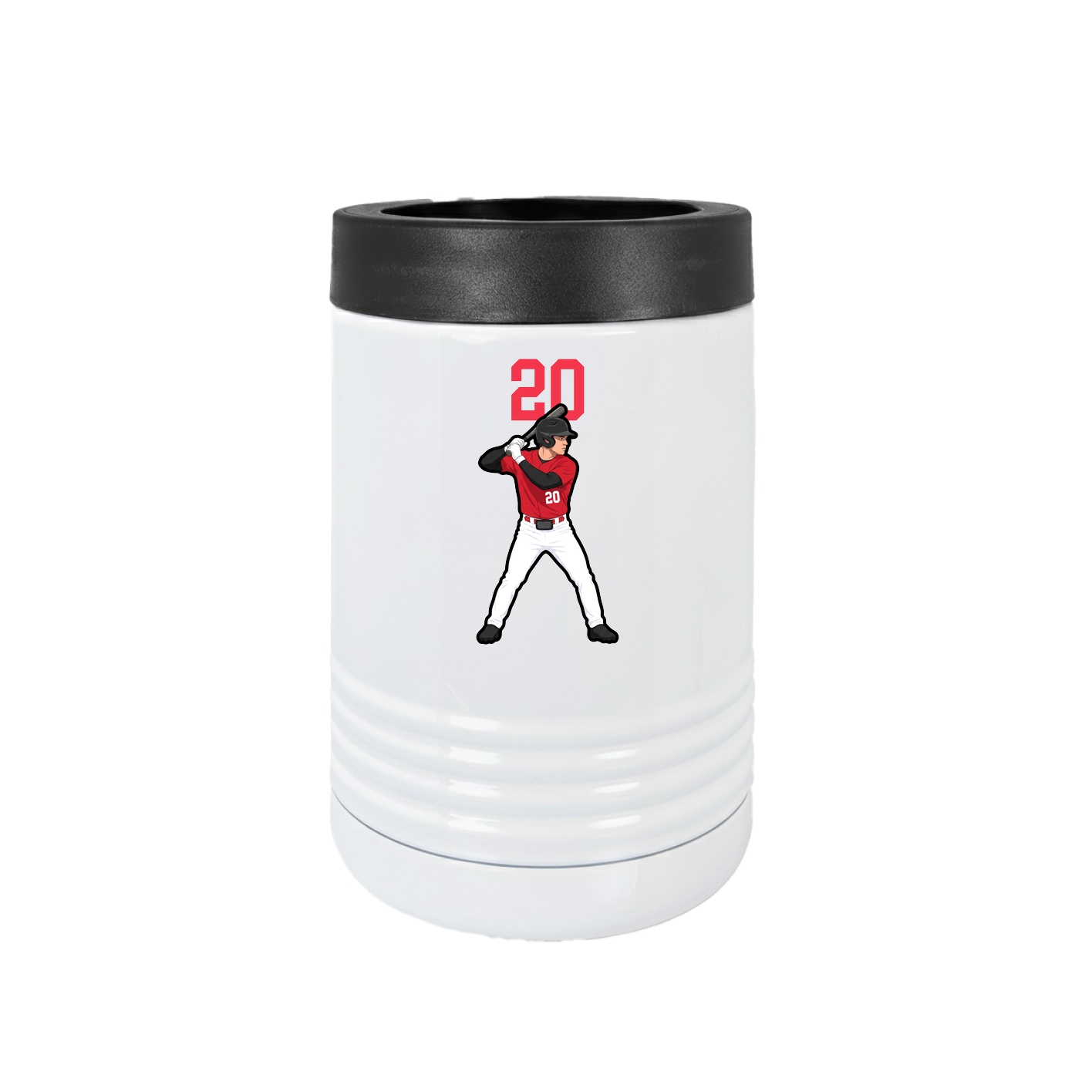 Beverage Holder — Number Top in White