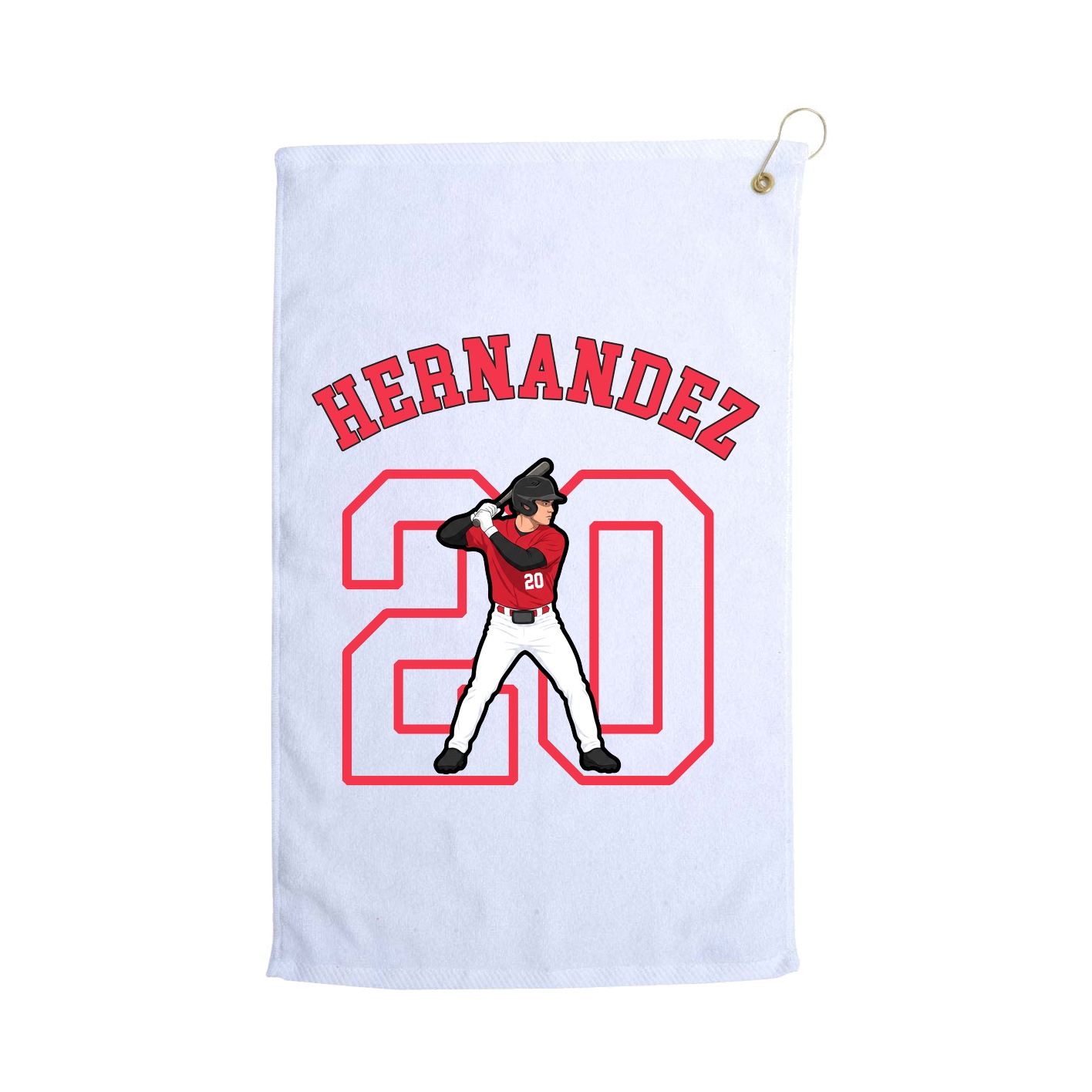 Golf Towel — Shirsey Arch in White