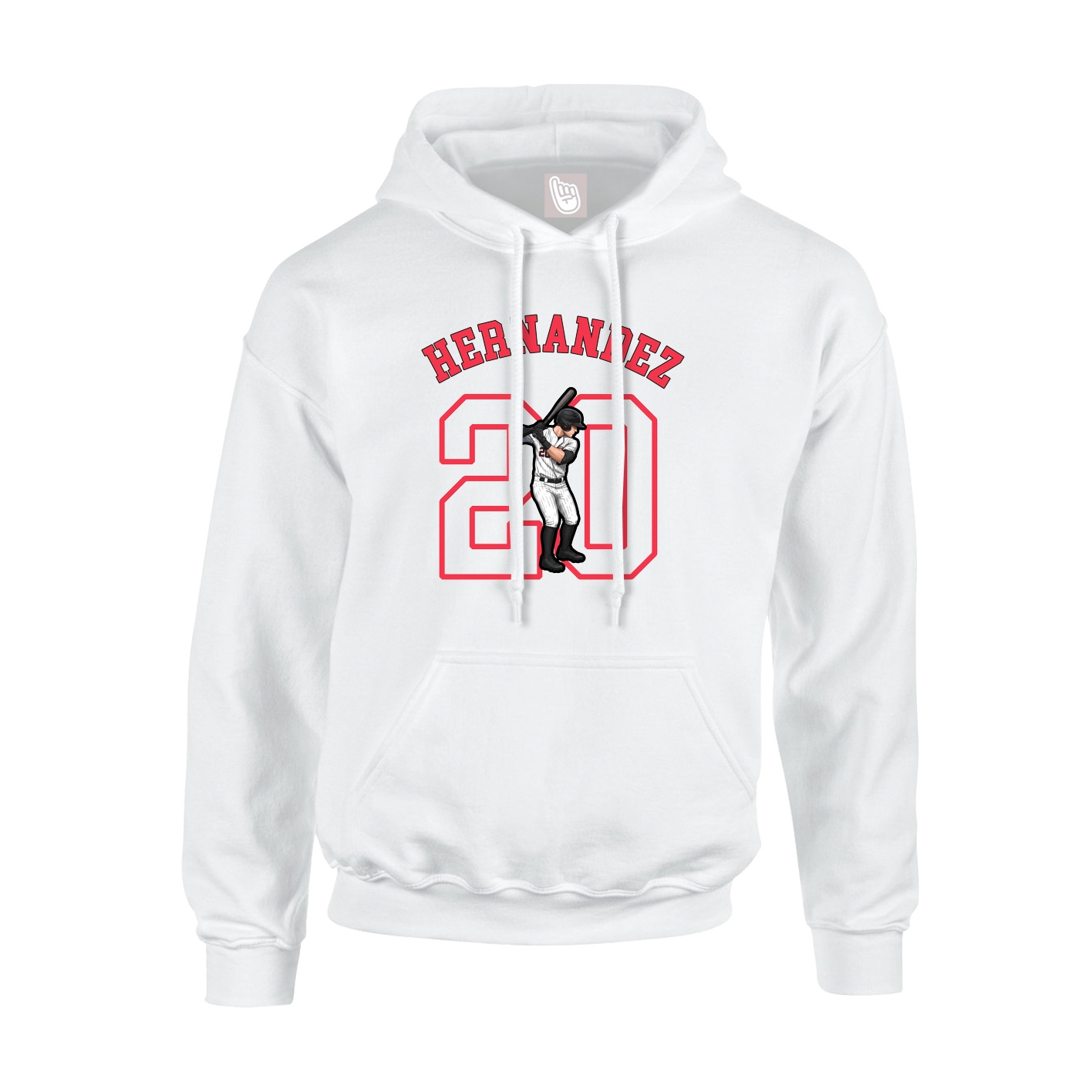 Youth Hoodie — Shirsey Arch in White
