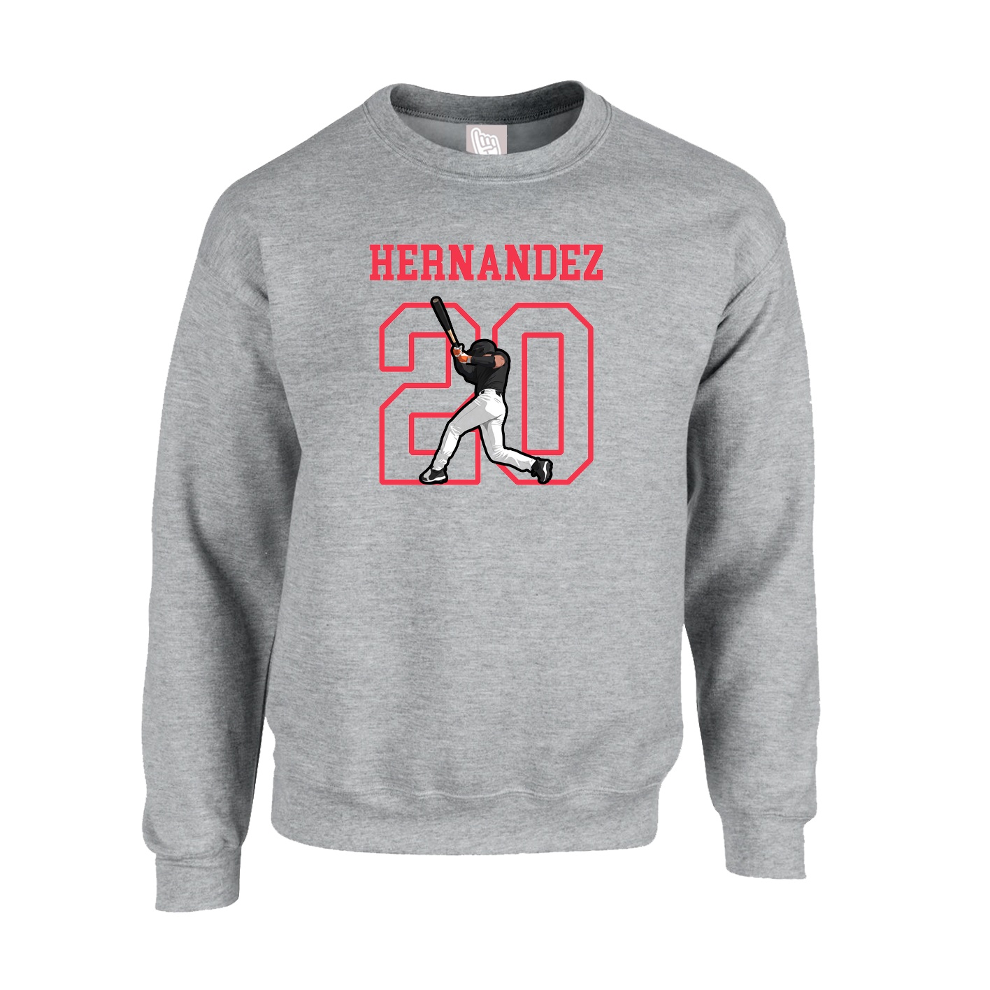 Fleece Crew — Shirsey in Grey