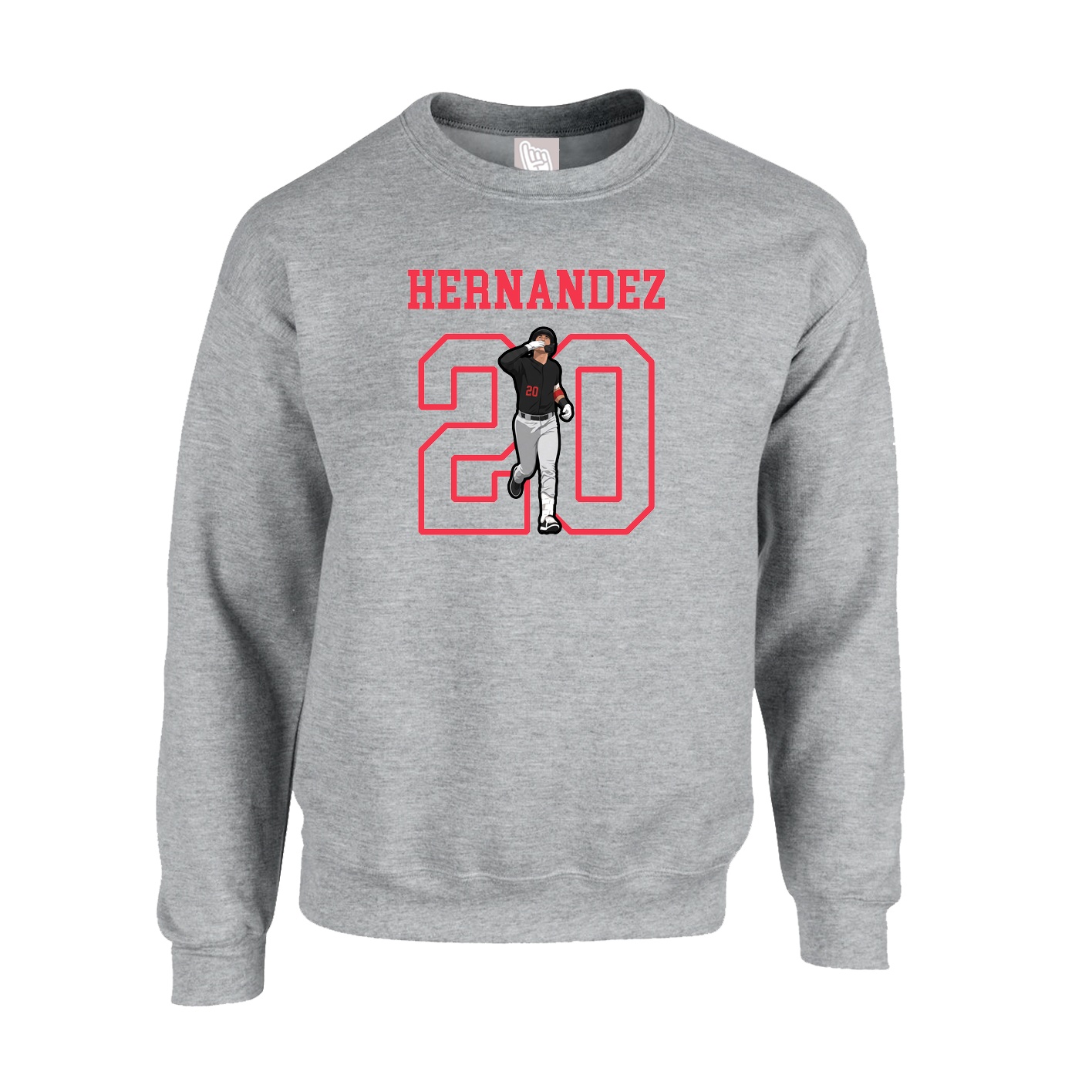 Fleece Crew — Shirsey in Grey