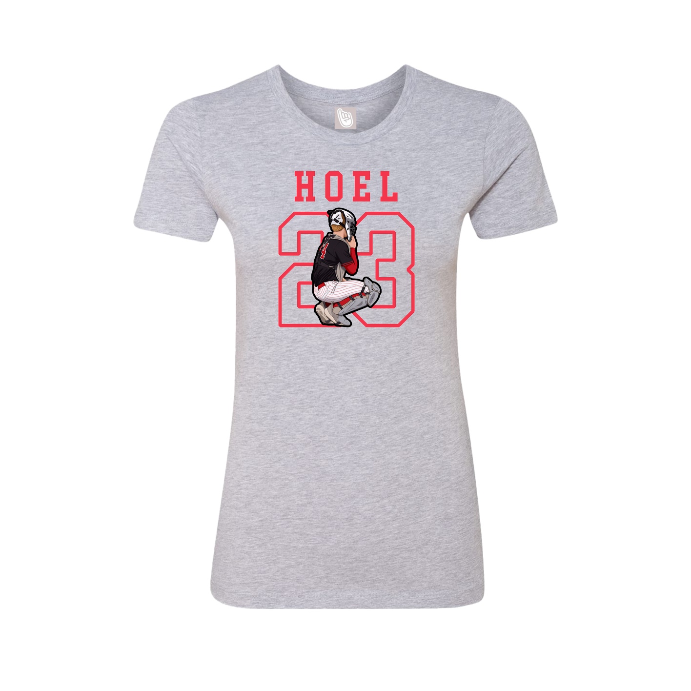 Fitted Women's Tee — Shirsey in Grey