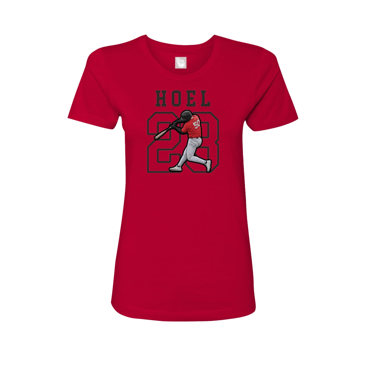 Fitted Women's Tee — Shirsey in Red
