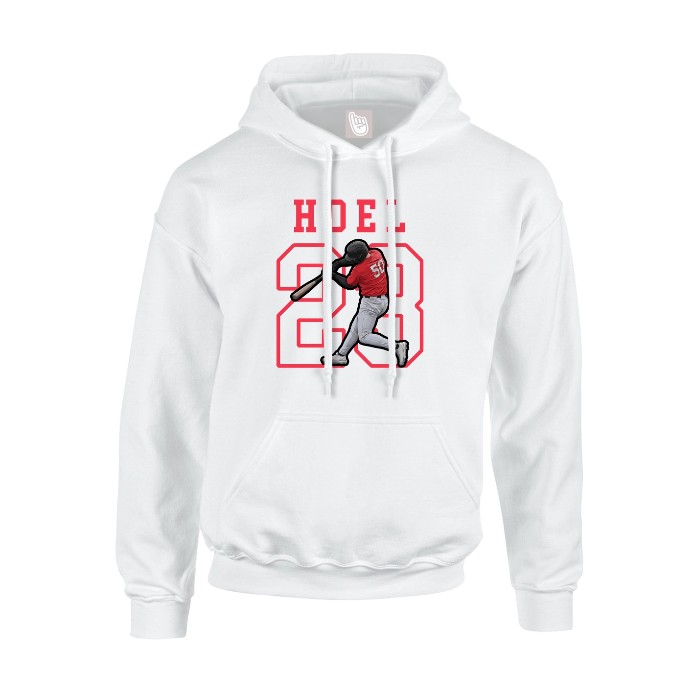 Hoodie — Shirsey in White
