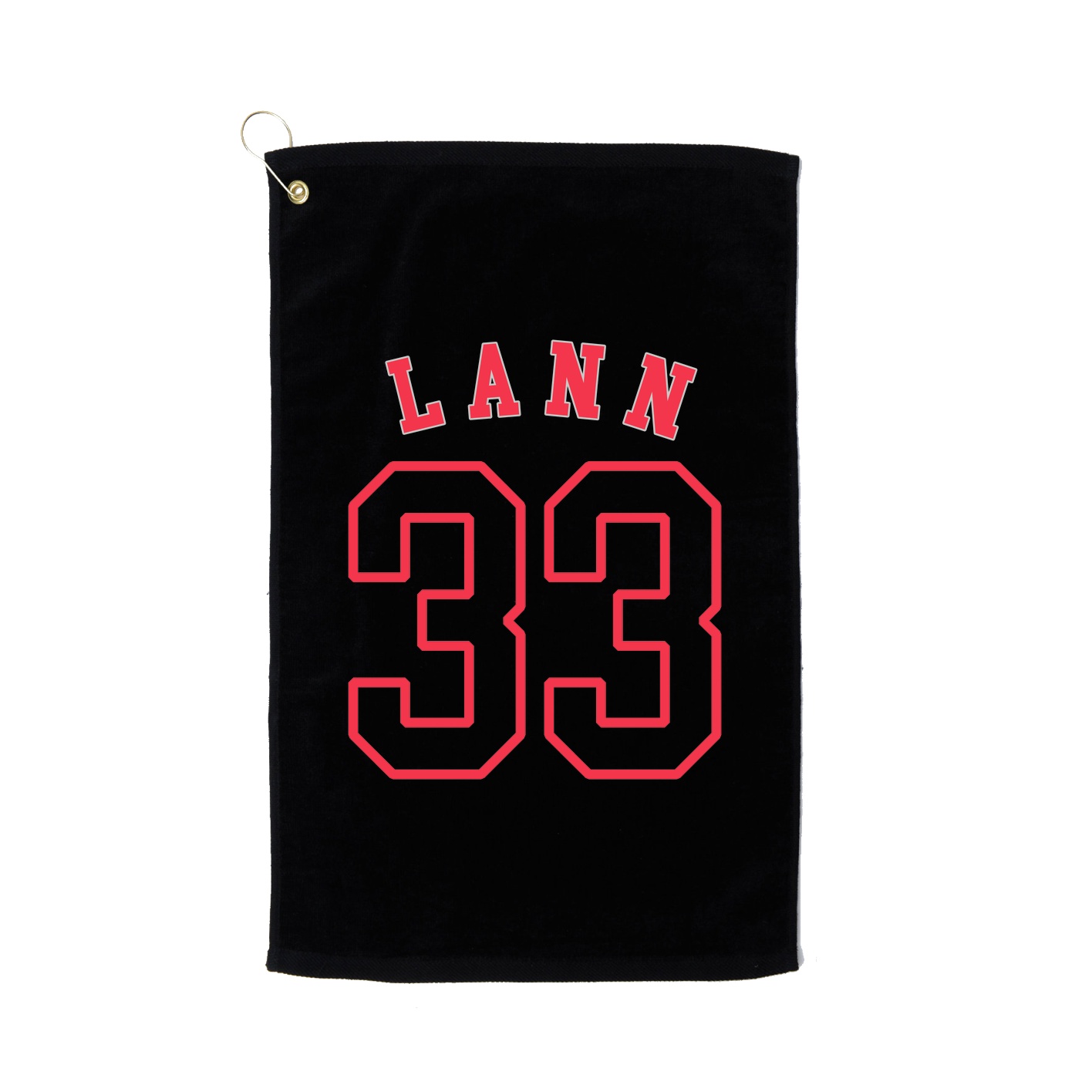 Golf Towel — Shirsey Arch in Black