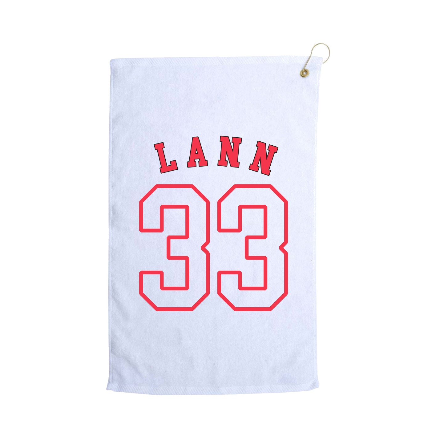Golf Towel — Shirsey Arch in White