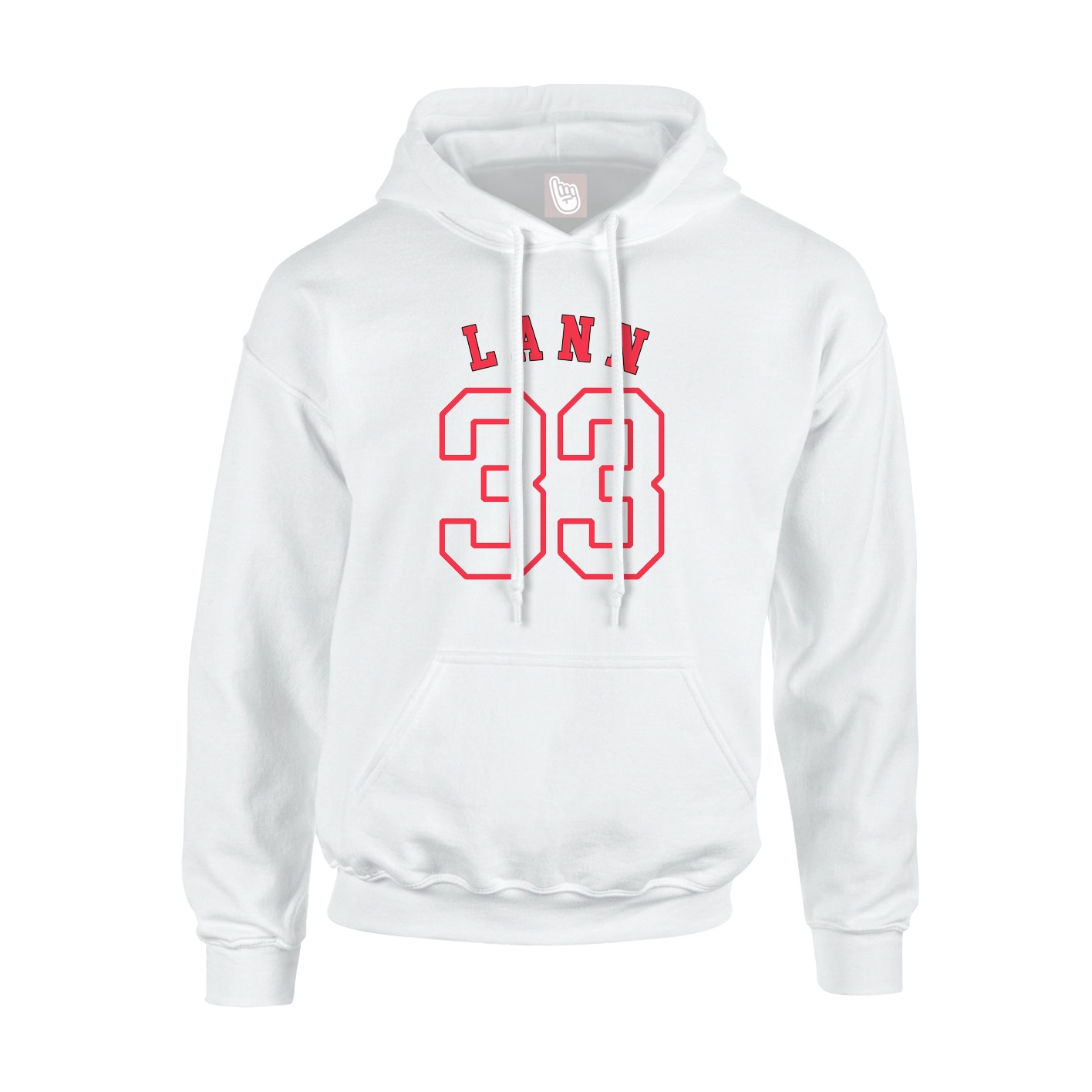 Youth Hoodie — Shirsey Arch in White