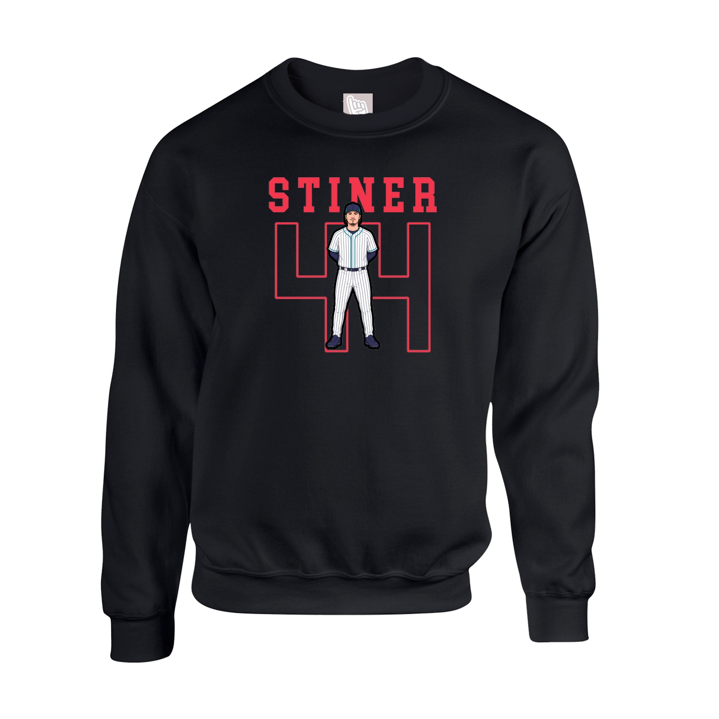 Fleece Crew — Shirsey in Black