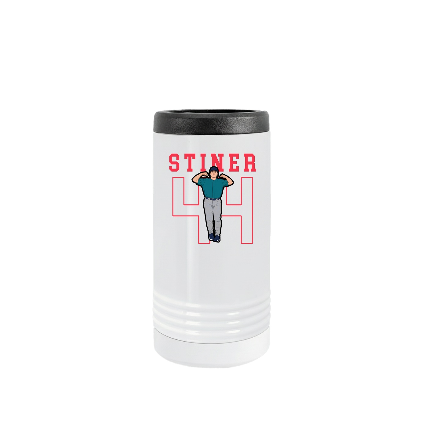 Slim Beverage Holder — Shirsey in White