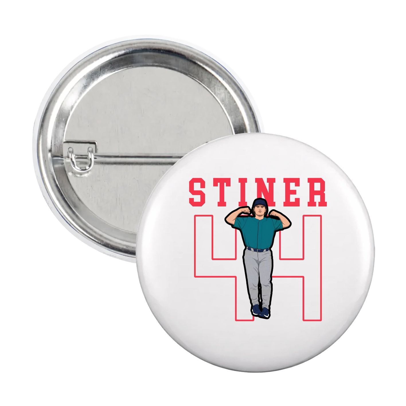 Game Day Button — Shirsey in White