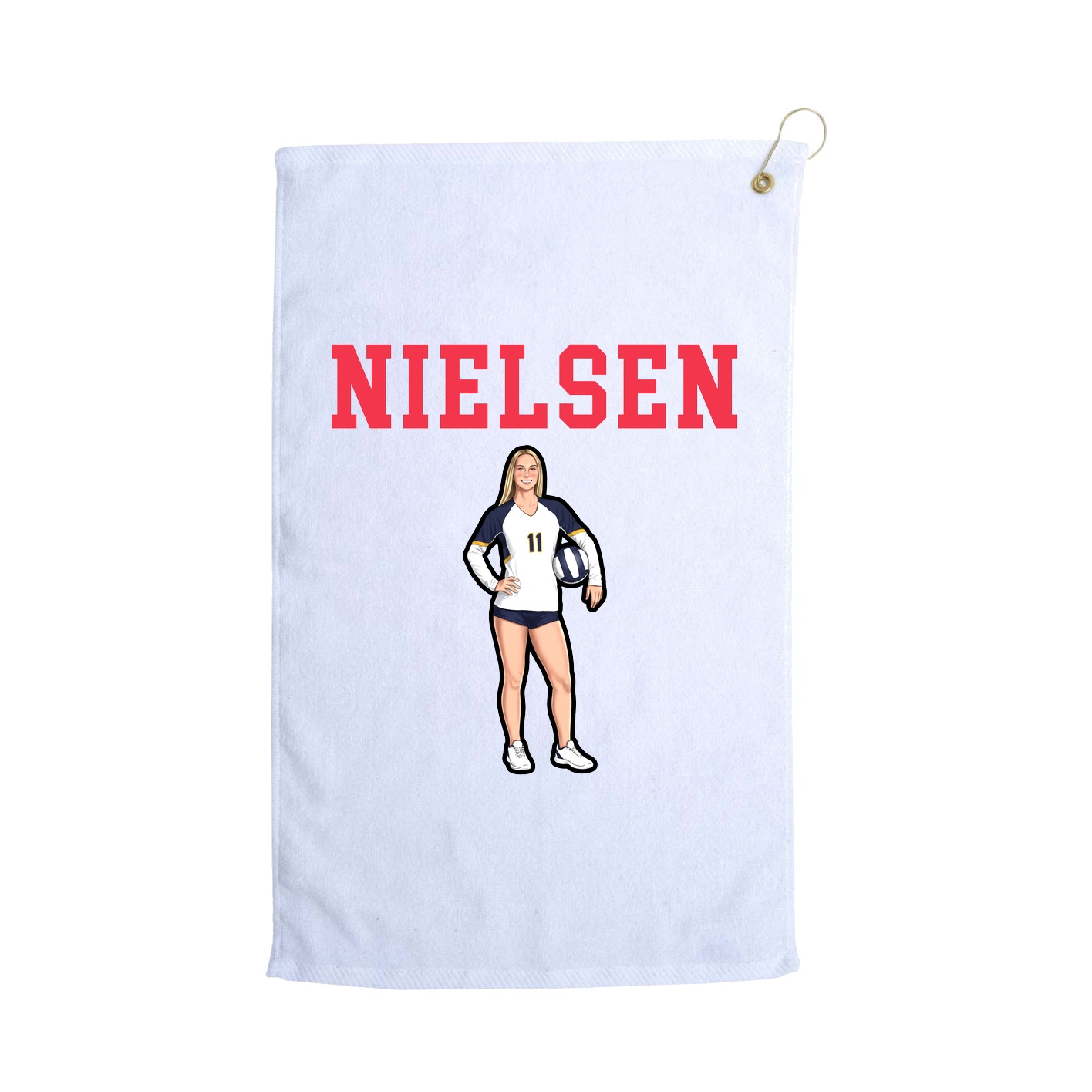 Golf Towel — Shirsey in White