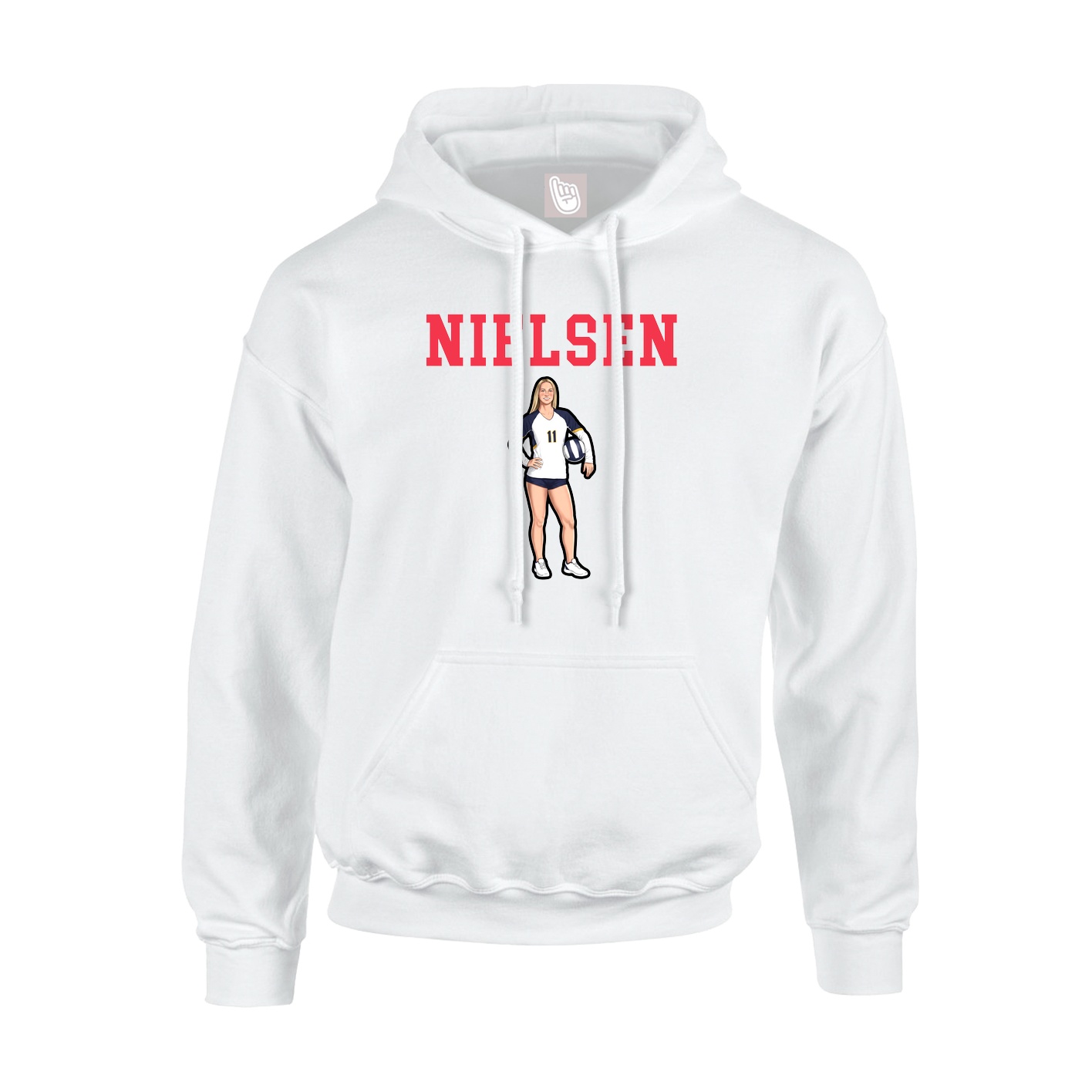 Youth Hoodie — Shirsey in White