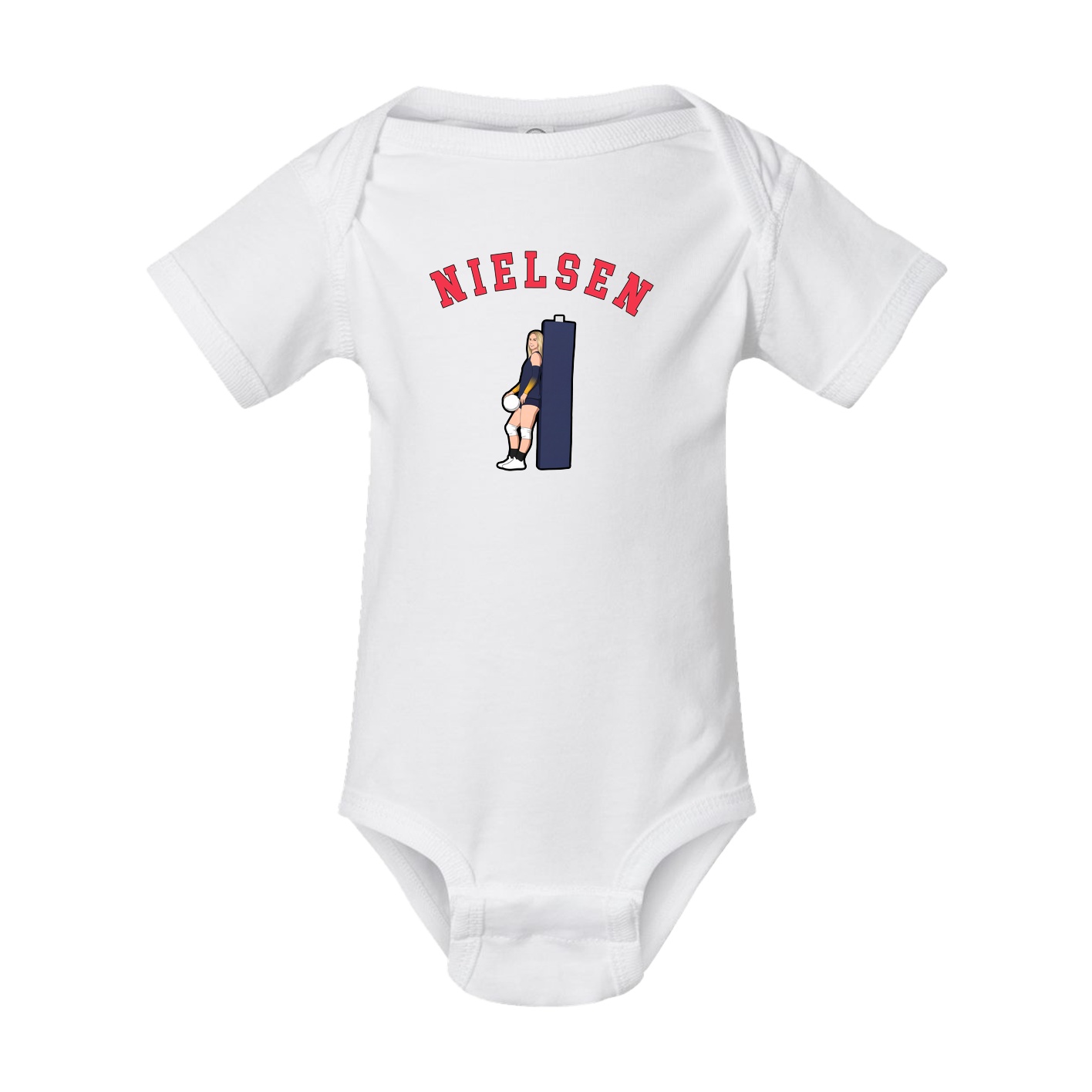 Baby Onesie — Shirsey Arch in White