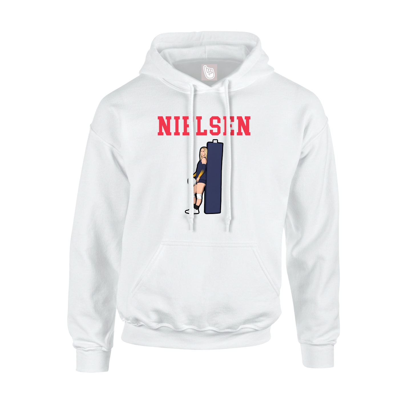 Hoodie — Shirsey in White
