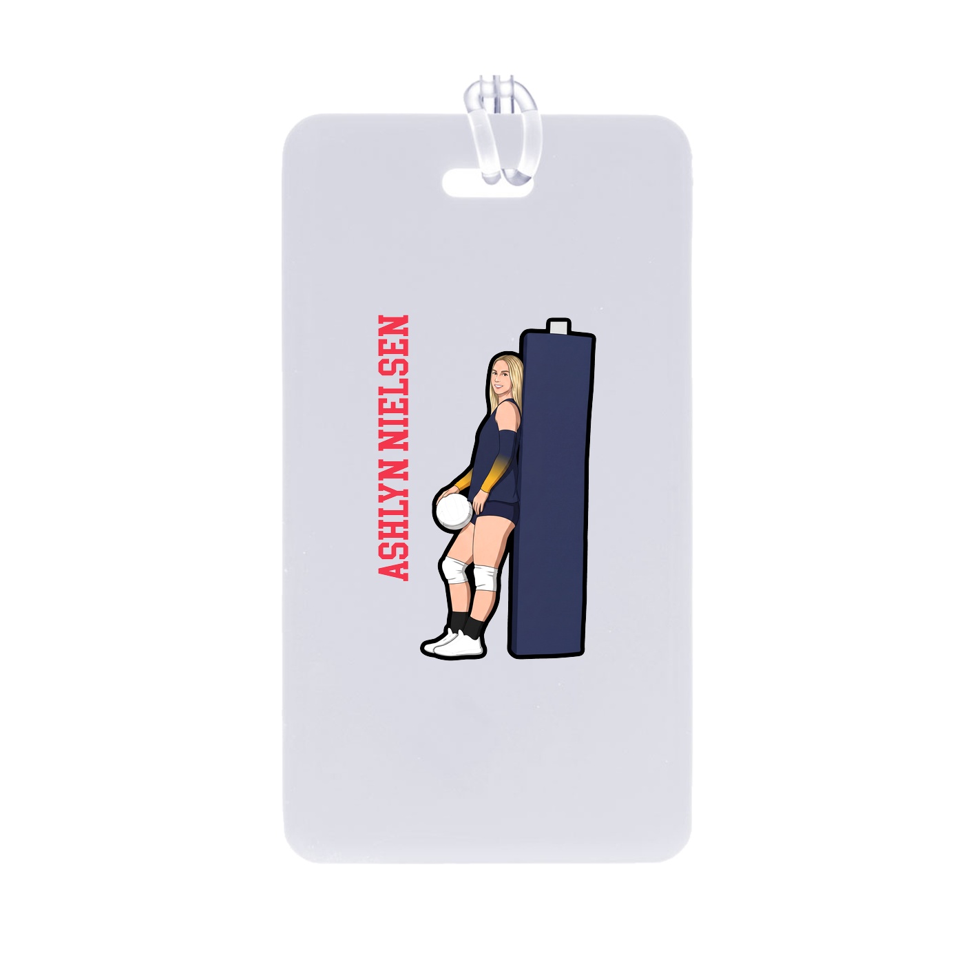 Bag Tag — Name Vertical in Classic