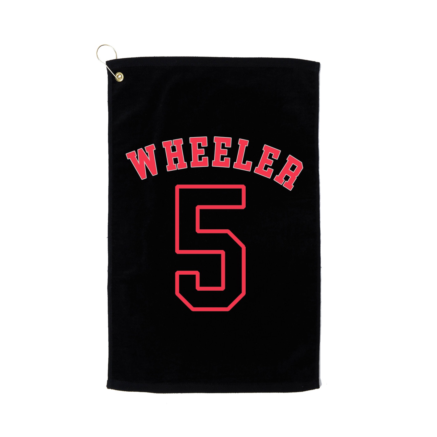 Golf Towel — Shirsey Arch in Black