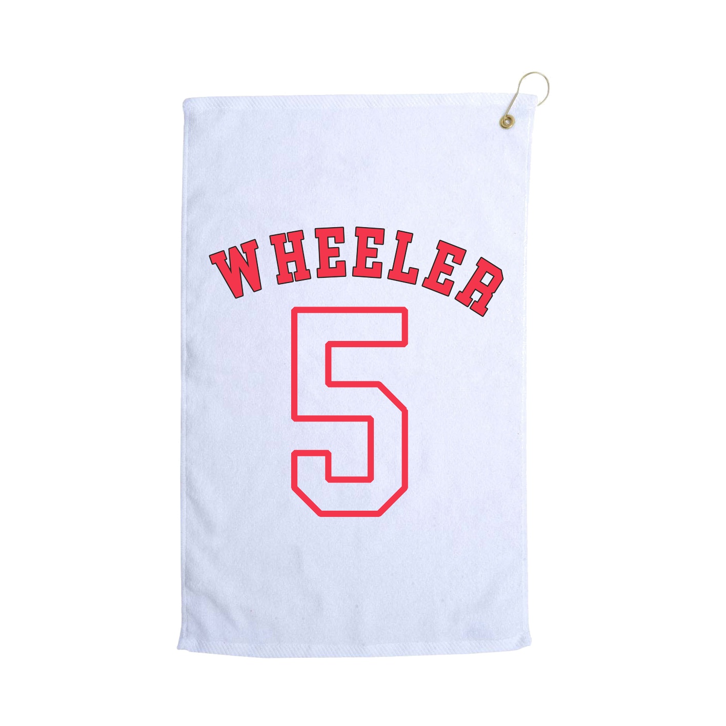 Golf Towel — Shirsey Arch in White