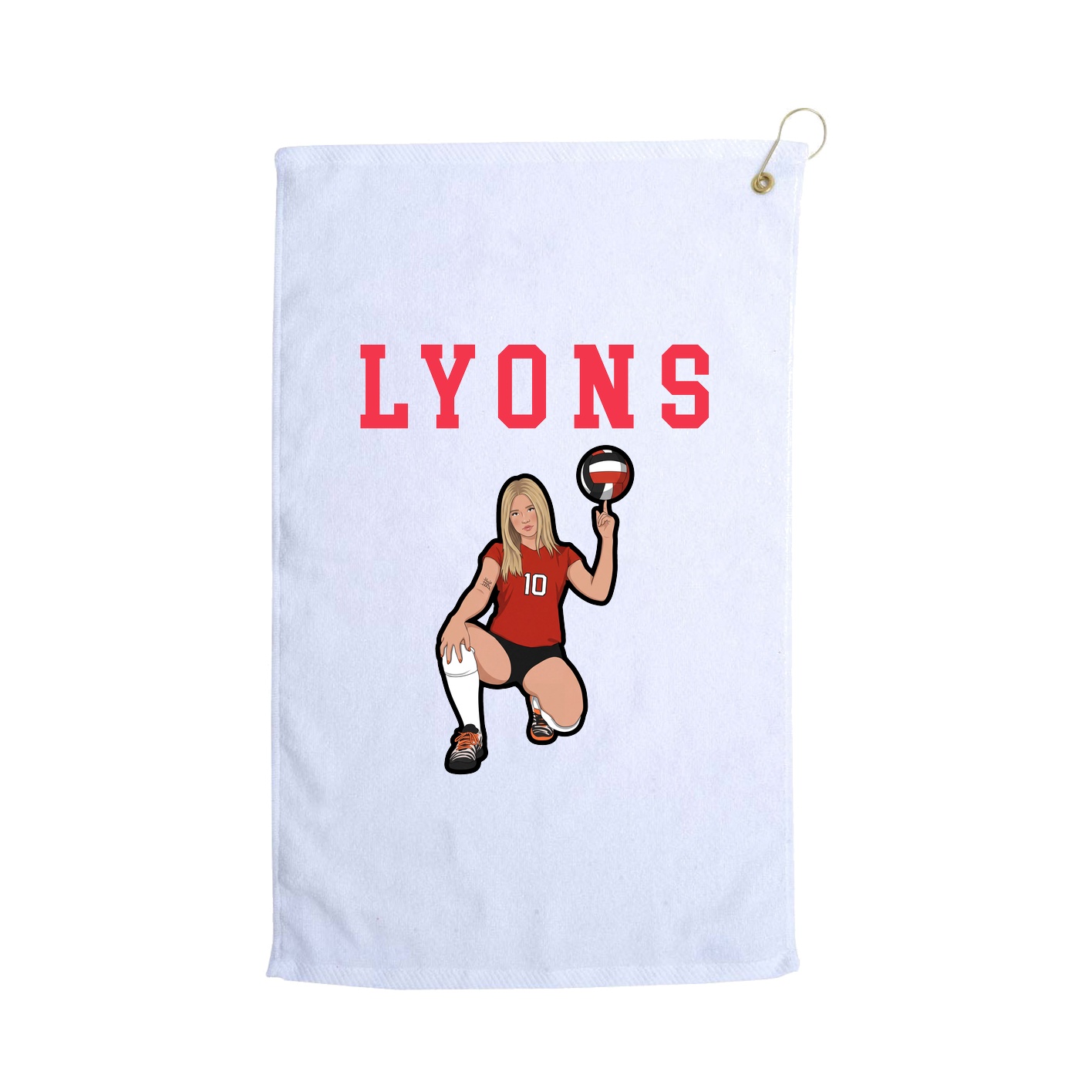 Golf Towel — Shirsey in White