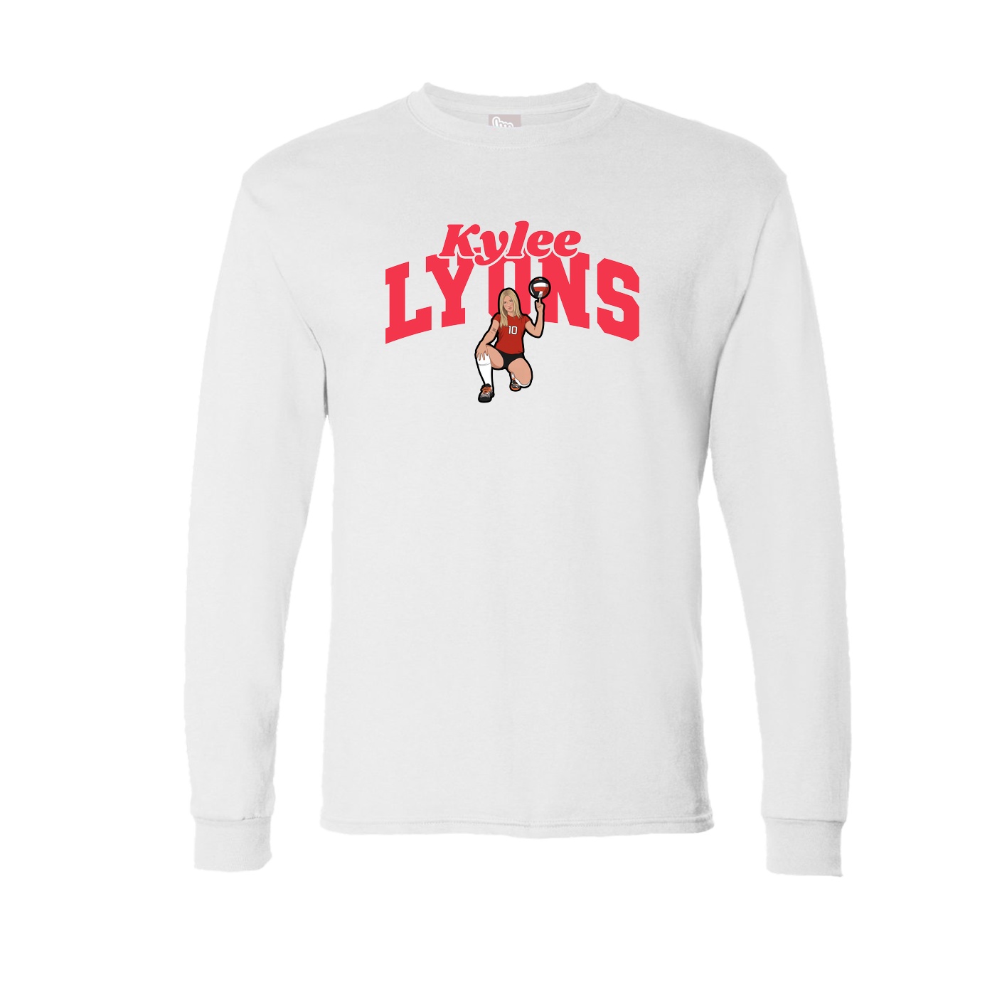 Long Sleeve Tee — Signature Arch in White
