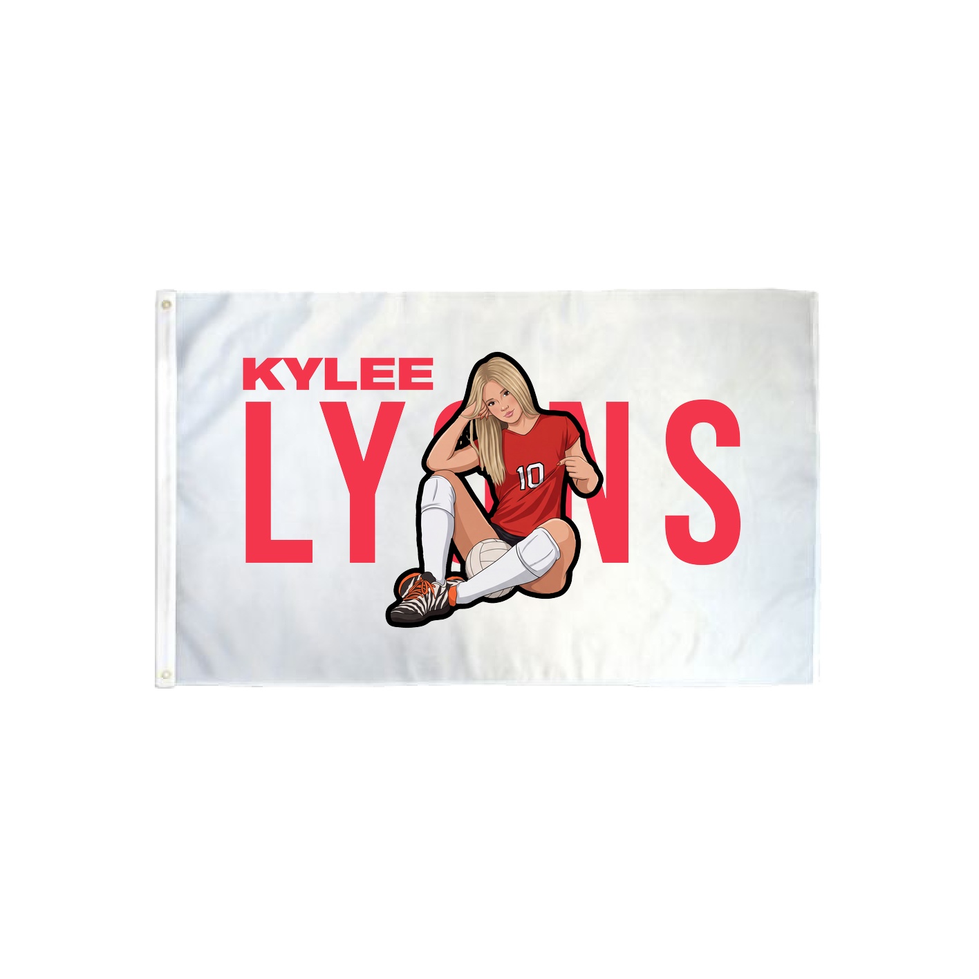 3x5 Flag — Player Name in Classic